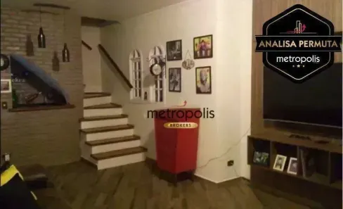 Sobrado com 4 Quartos à venda, 203m² no Vila Palmares, Santo André