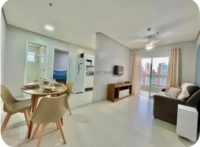 Apartamento com 1 Quarto à venda, 55m² no Boqueirão, Praia Grande