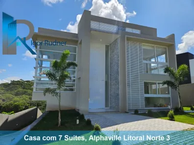 Casa de Condomínio com 5 Quartos à venda, 480m² no Parque Florestal, Camaçari