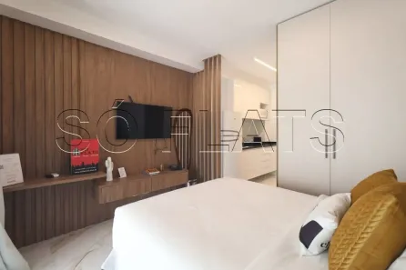 Flat com 1 Quarto para alugar, 35m² no Pinheiros, São Paulo