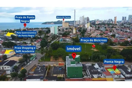 Apartamento com 1 Quarto à venda, 29m² no Ponta Negra, Natal