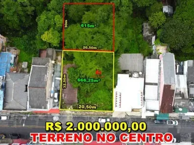Lote/Terreno à venda, 667m² no Centro, Manaus