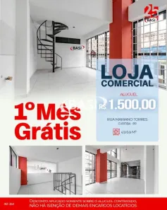 Ponto Comercial para alugar, 35m² no Centro, Curitiba