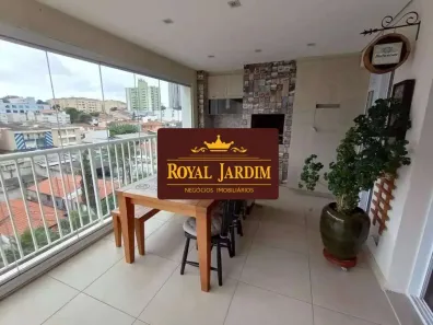 Apartamento com 3 Quartos à venda, 124m² no Campestre, Santo André