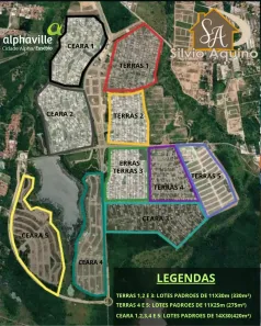 Lote/Terreno à venda, 276m² no Cidade Alpha, Eusébio