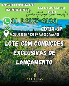 Lote/Terreno à venda, 500m² no Centro (Caucaia do Alto), Cotia