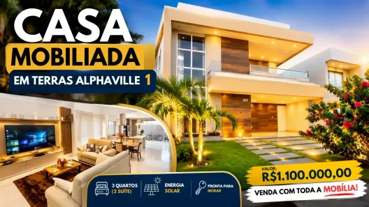 Casa de Condomínio com 3 Quartos à venda, 237m² no Alphaville, Barra dos Coqueiros