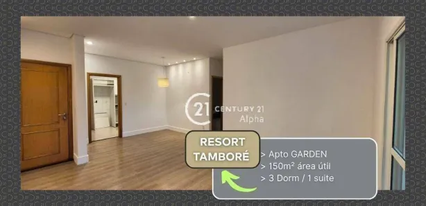 Apartamento com 3 Quartos para alugar, 150m² no Tamboré, Santana de Parnaíba