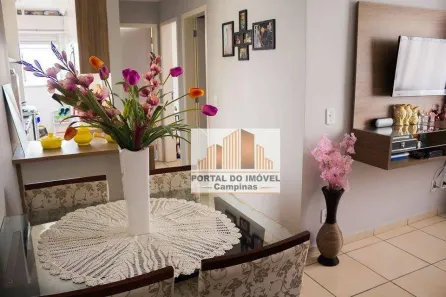 Apartamento com 2 Quartos à venda, 50m² no Residencial Cosmos, Campinas