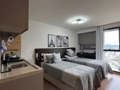 Apartamento com 1 Quarto para alugar, 25m² no Cascatinha, Juiz de Fora