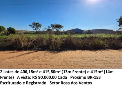 Lote/Terreno à venda, 406m² no Rosa dos Ventos, Aparecida de Goiânia