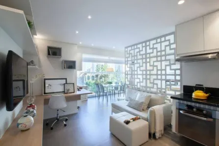 Flat com 1 Quarto para alugar, 42m² no Cidade Monções, São Paulo
