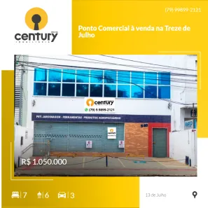 Ponto Comercial com 7 Quartos à venda, 307m² no Treze de Julho, Aracaju