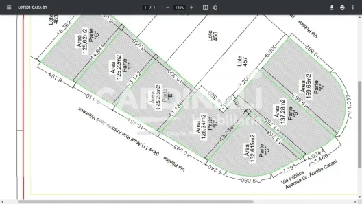 Lote/Terreno à venda, 126m² no Residencial Astolpho Luiz do Prado, São Carlos