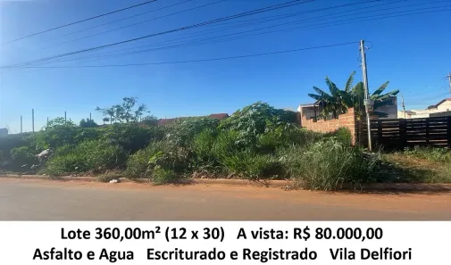 Lote/Terreno à venda, 360m² no Villa Deifiore, Aparecida de Goiânia
