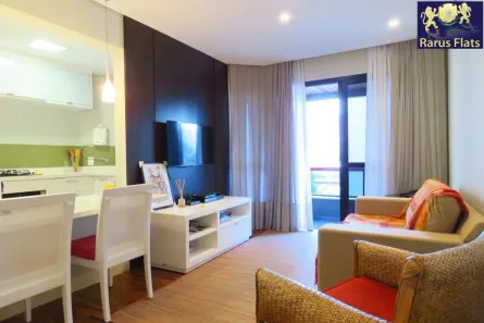 Flat com 1 Quarto para alugar, 47m² no Itaim Bibi, São Paulo