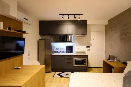 Kitnet com 1 Quarto à venda, 27m² no Brooklin Paulista, São Paulo