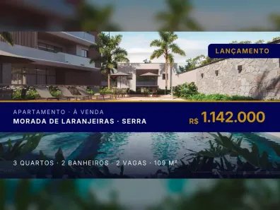 Apartamento com 3 Quartos à venda, 109m² no Morada de Laranjeiras, Serra