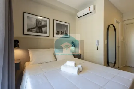 Apartamento com 1 Quarto para alugar, 22m² no Jardim das Acácias, São Paulo