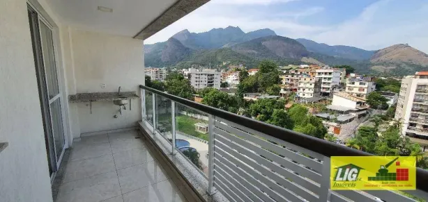 Apartamento com 3 Quartos para alugar, 77m² no Anil, Rio de Janeiro