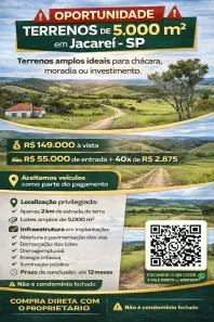 Lote/Terreno à venda, 5000m² no Centro, Jacareí
