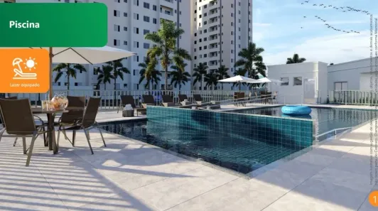 Apartamento com 2 Quartos à venda, 44m² no Jardim Patrícia, Uberlândia