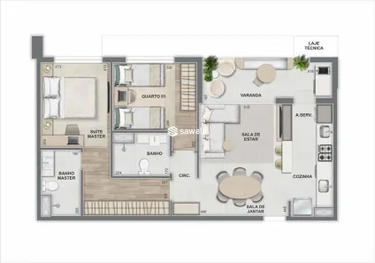 Apartamento com 2 Quartos à venda, 78m² no Barra da Tijuca, Rio de Janeiro