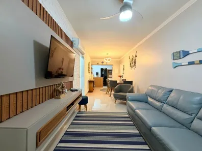 Apartamento com 2 Quartos para alugar, 88m² no Caiçara, Praia Grande