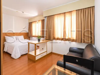 Apartamento com 1 Quarto para alugar, 26m² no Indianópolis, São Paulo