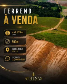Lote/Terreno à venda, 500m² no Centro (Caucaia do Alto), Cotia