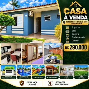 Casa com 2 Quartos à venda, 95m² no Centro, Ananindeua
