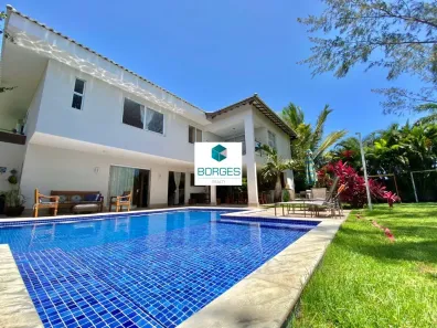 Casa de Condomínio com 5 Quartos para alugar, 910m² no Busca Vida (Abrantes), Camaçari