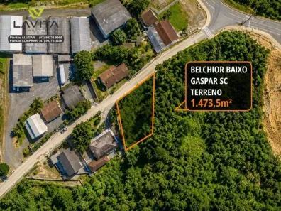 Lote/Terreno à venda, 1474m² no Belchior Baixo, Gaspar