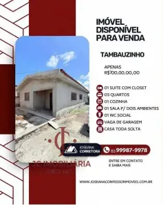 Casa com 4 Quartos à venda, 60m² no Tambauzinho, João Pessoa