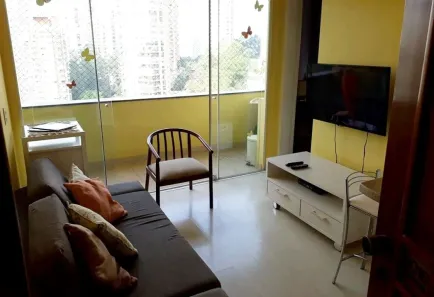 Flat com 1 Quarto para alugar, 40m² no Paraíso do Morumbi, São Paulo