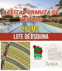 Lote/Terreno à venda, 282m² no Jardins Roma, Senador Canedo