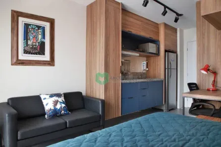 Apartamento com 1 Quarto para alugar, 25m² no Pinheiros, São Paulo