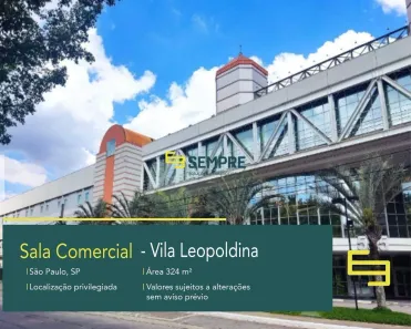 Sala Comercial para alugar, 324m² no Jardim Humaitá, São Paulo