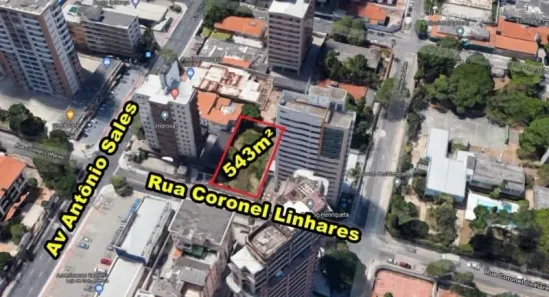 Lote/Terreno à venda, 543m² no Dionisio Torres, Fortaleza