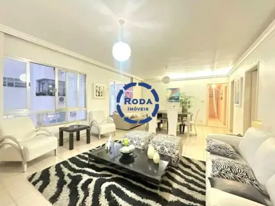 Apartamento com 3 Quartos para alugar, 123m² no Gonzaga, Santos