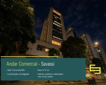 Imóvel Comercial para alugar, 474m² no Savassi, Belo Horizonte