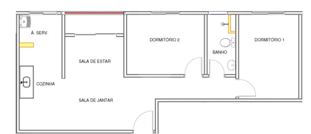 Apartamento com 2 Quartos à venda, 55m² no Jardim Viaduto (Vila Xavier), Araraquara