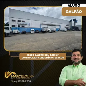 Galpão/Depósito/Armazém para venda ou aluguel, 1800m² no Tabuleiro do Martins, Maceió