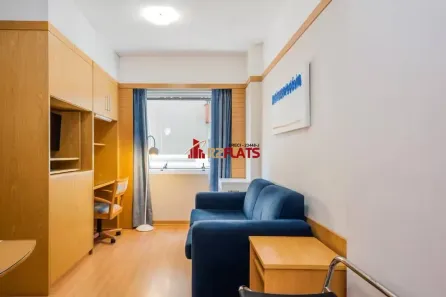 Flat com 1 Quarto para alugar, 33m² no Consolação, São Paulo