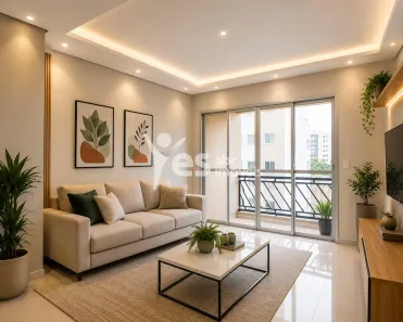 Apartamento com 3 Quartos para alugar, 85m² no Campestre, Santo André