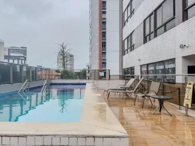 Apartamento com 1 Quarto para alugar, 31m² no Paissandu, Recife