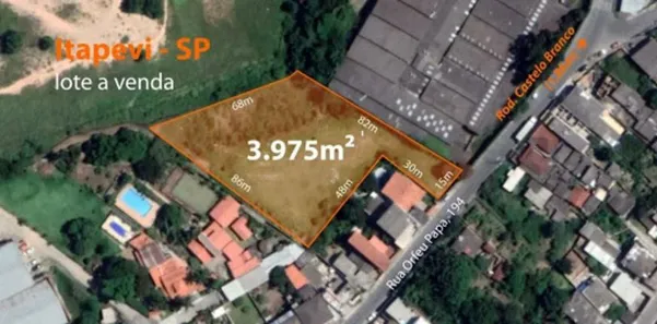 Lote/Terreno à venda, 3975m² no Estância São Francisco, Itapevi