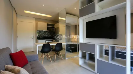 Flat com 1 Quarto para alugar, 43m² no Brooklin Paulista, São Paulo