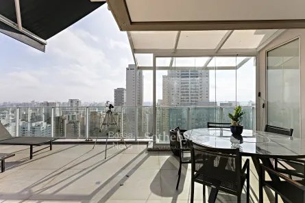 Apartamento com 1 Quarto para alugar, 93m² no Cidade Monções, São Paulo