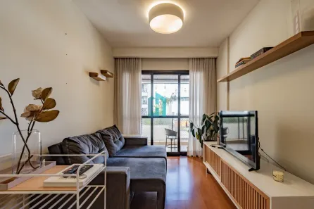 Apartamento com 1 Quarto para alugar, 45m² no Indianópolis, São Paulo